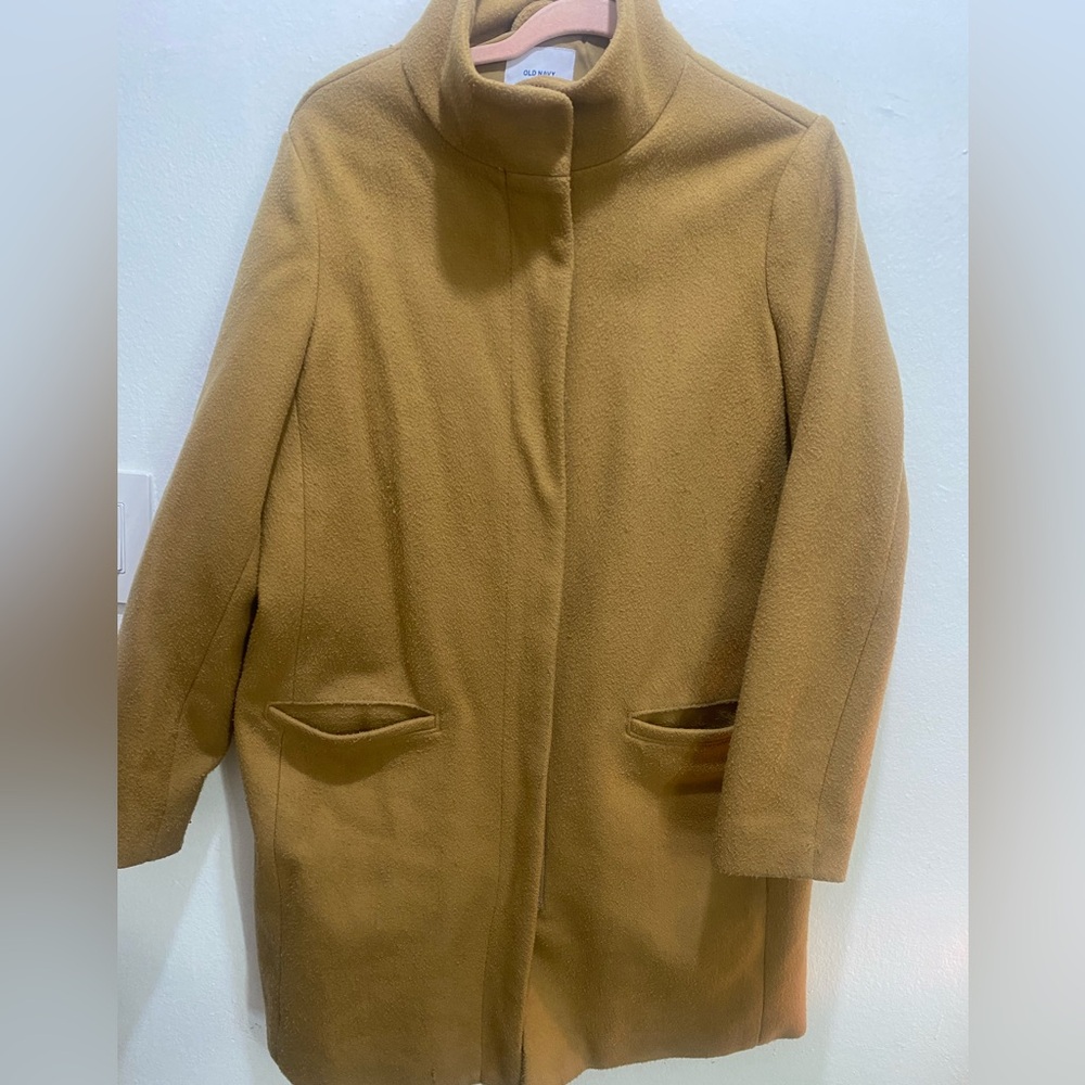 Old Navy Women's Camel Trench Coat